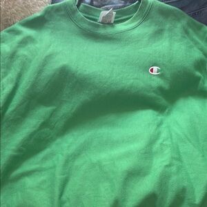 Champion Green Crewneck Sweatshirt
